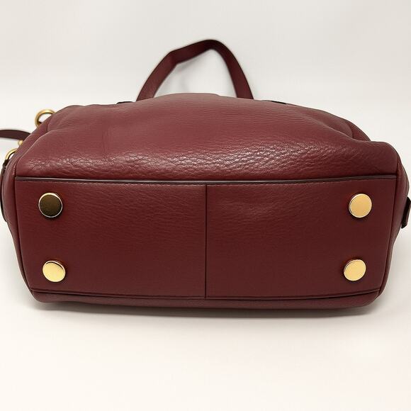 Fossil Sydney Leather Satchel in Raison - Picture 8 of 8